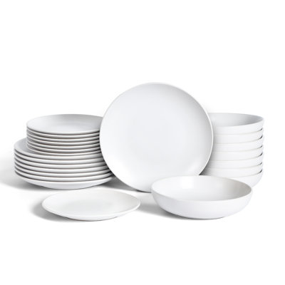 Earth & Clay Mia 24-Piece Dinnerware Set Stoneware