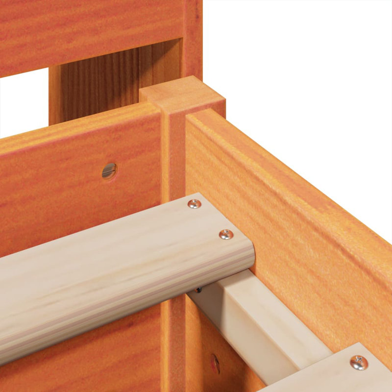 Ochlocknee Solid Wood Bed, 160 x 200cm, White