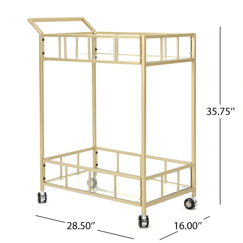 Versatile And Attractive Bar Cart For All Décor Styles, Enhancing Room Functionality