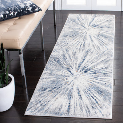 Tapis abstrait en coton Koury