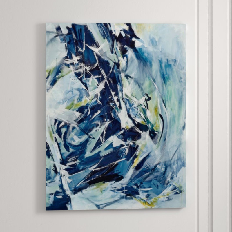 Glaring Contradiction Print by Sara Brown, Image Knife Gel, 71" H x 54" W