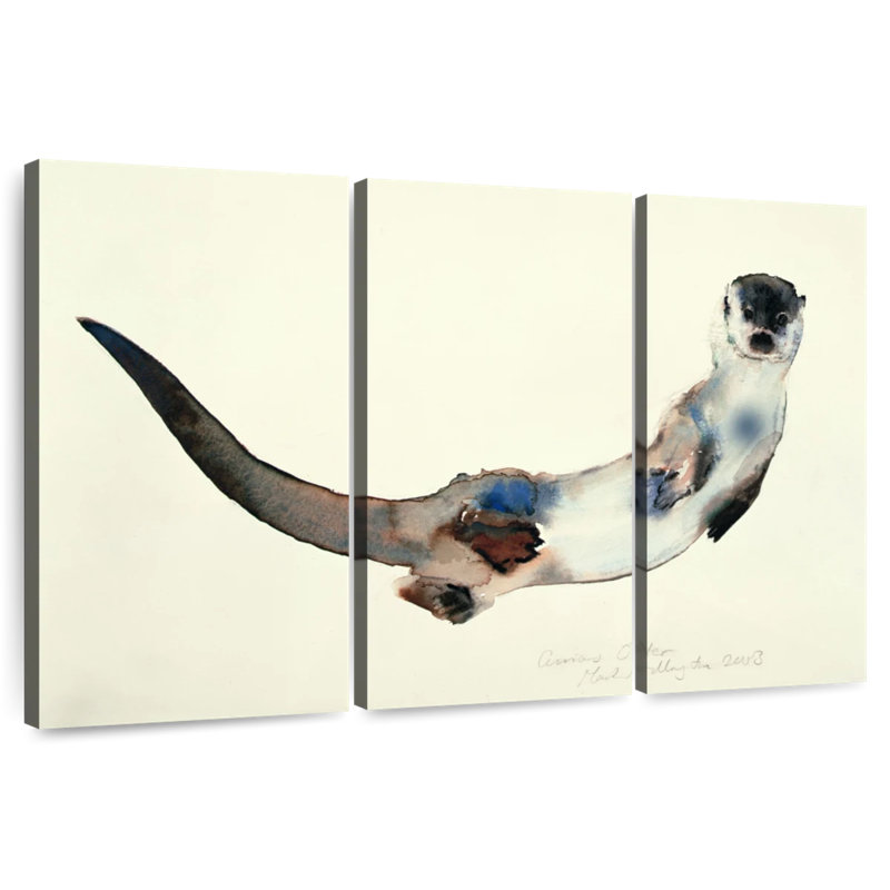 Brampt Curious Otter, 36" H x 57" W