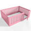 Lit Montessori au niveau du sol avec rails hauts-1723150329-1723150330