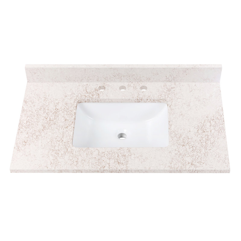 Lotte 37'' W Single Vanity Top, Alluring