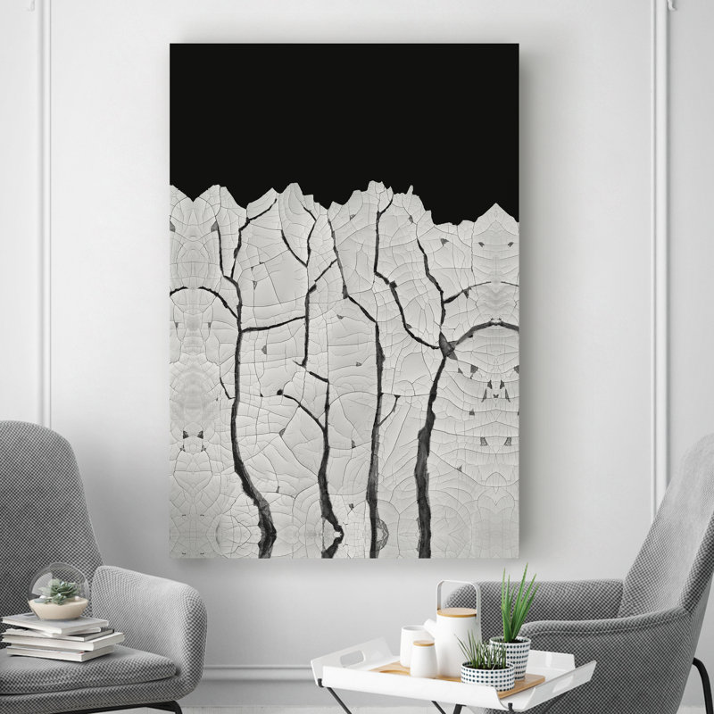 «E Crackled Arbor I», reproduction sur toile, H 48 po x l 36 po x P 1 po, Toile tendue