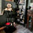 40.9" Gothic Cat Tree With Coffin Bed, With Soft Cushion, Halloween Spooky Cat Condo With Sisal Scratching Posts-1192175192