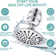 Shower Head With Filters 20 Stage High-Pressure Hard Water Filter 6 Spray Settings Filtered Shower Head With Water Softener Filter Cartridge For Remove Chlorine And Harmful Substances