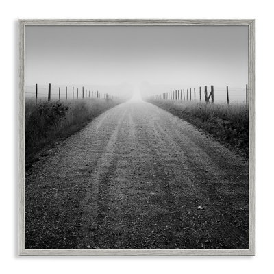 Foggy Country Road Framed Giclee Art by Chip Forelli