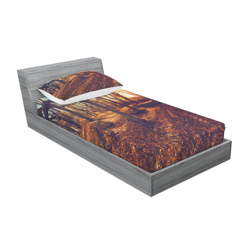 Microfiber Sheet Set, Twin Sheet Set with Fitted Sheet