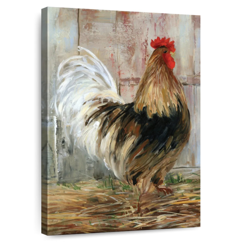 Brampt Farmhouse Rooster Profile, 39" H x 26" W