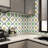 12 In. X 12 In. Vinyl Peel And Stick Backsplash, Wall Tile For Kitchen And Bathroom, Green (10 Sq. Ft.)