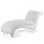 Chaise longue sans accoudoirs touffetée-381203098