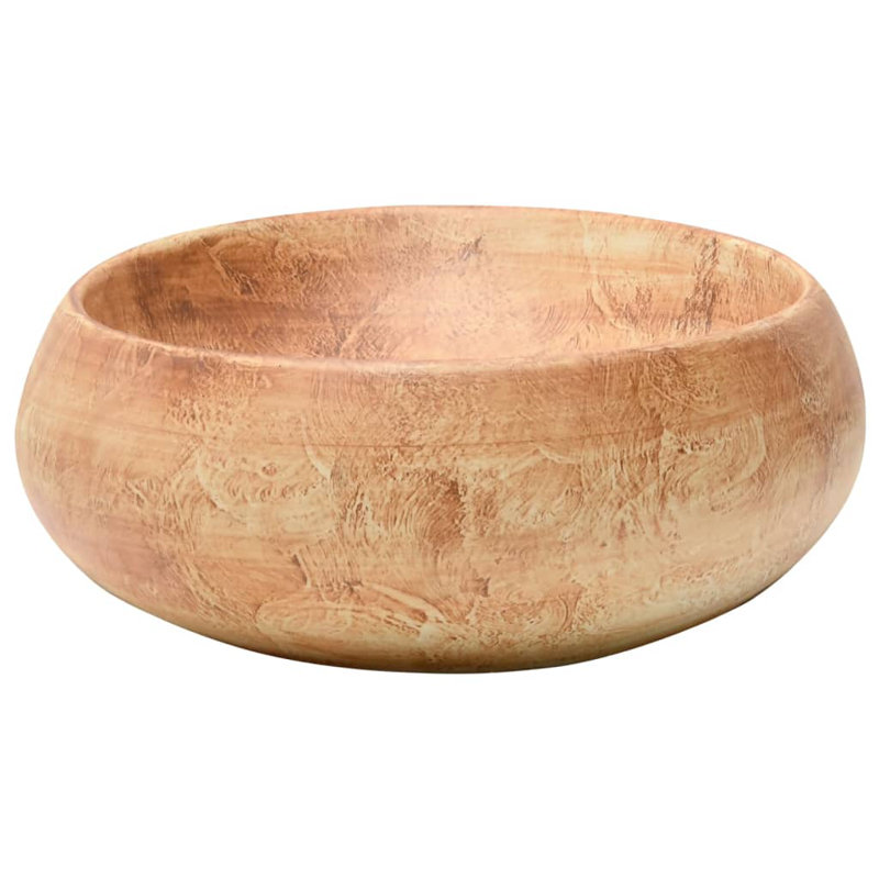 Alpen Home Loucas 59mm L x 40mm W Brown Ceramic Oval Sink