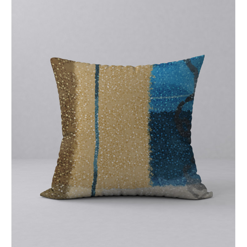 Housse et insert de coussin carré Sound Sound, 18" x 18"
