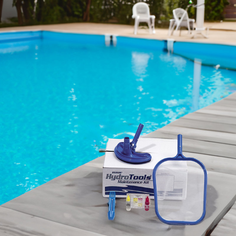 Hydrotools Basic Swimming Pool Cleaning Maintenance Kit - 13"