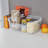 Sterilite 5.25x9.5x13 Inch Open Storage Bin w/ Carry Handles, Clear (32 Pack)