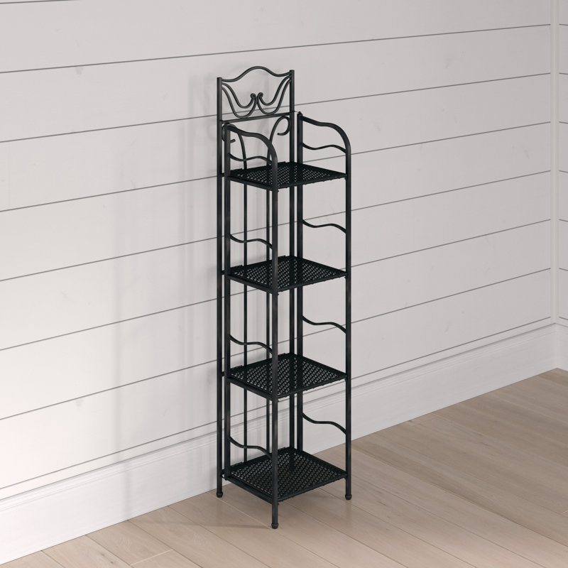 Étagère de boulanger Taro Steel, Noir antique