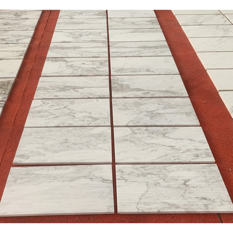 Ol Textured 12x24 Tiles - Natural Stone For Hallway Wall Decoration White Dining Room Covering