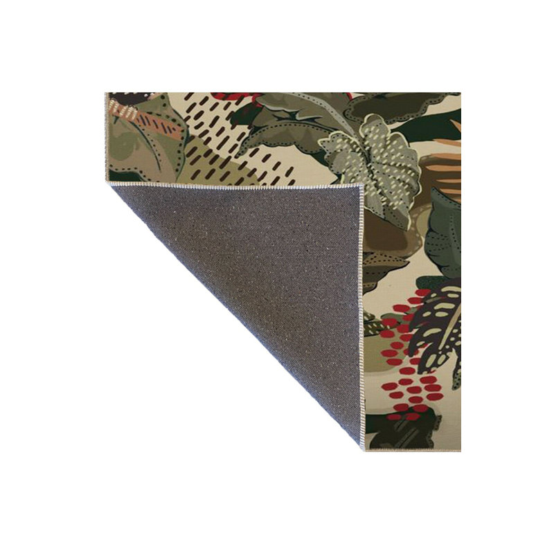 Tapis décoratif lavable à la machine, Sous-tapis carré 3 pi 11 po inclus