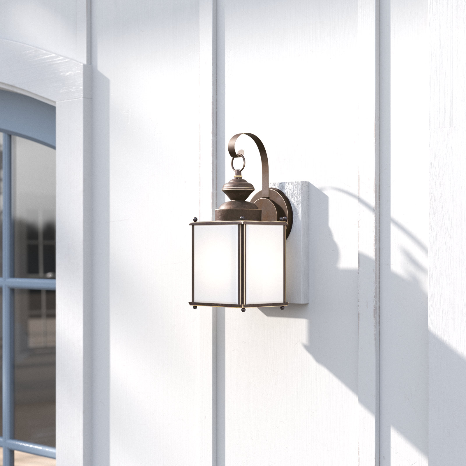 Adaline Outdoor Wall Lantern, Yes