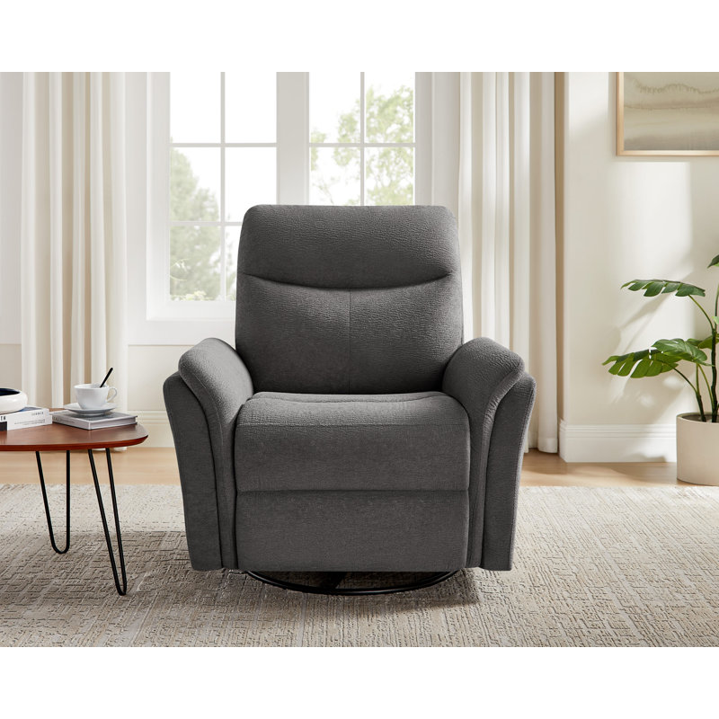 Fauteuil inclinable électrique pivotant pivotant 37 po 3 en 1, Gris foncé