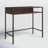 Kilby Glass Top Metal Base Writing Desk-1516888949