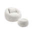 Fauteuil à billes rond avec repose-pieds-1828414013
