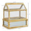 Lit de jardin surélevé avec serre en polycarbonate Outsunny