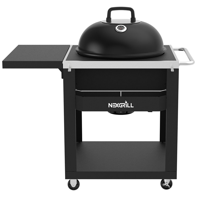Chariot-grill à table avec tablettes latérales Nexgrill