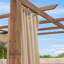 Écran de remplacement pour pergola rétractable mauve-87037577-87037580