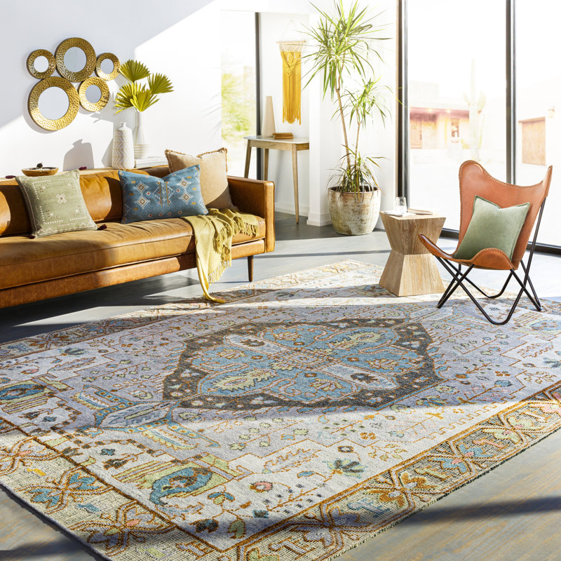 Gunesh Wool Oriental Area Rug, Rectangle 2' x 3'