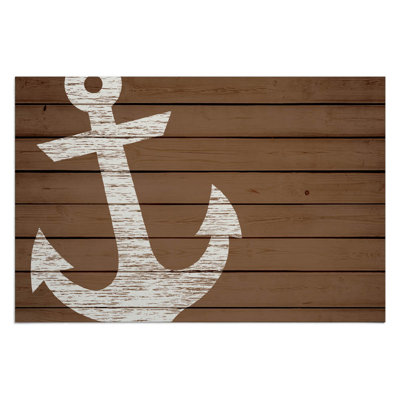 Wyrick Non-Slip Striped Outdoor Doormat