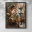 WOMEN Series CCCCXIX - reproduction encadrée de qualité supérieure - prête à être accrochée - aucun clou requis-1340606728-1340606734