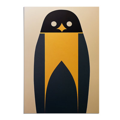 Penguin Abstract Art No.5 - Wall Art