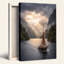 Impression sur toile, voilier en bois-25781262