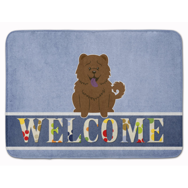 Multicolore tapis de sol Chow, Chocolat