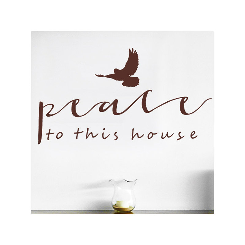 Non-Wall Damaging Wall Decal, Brown, Medium