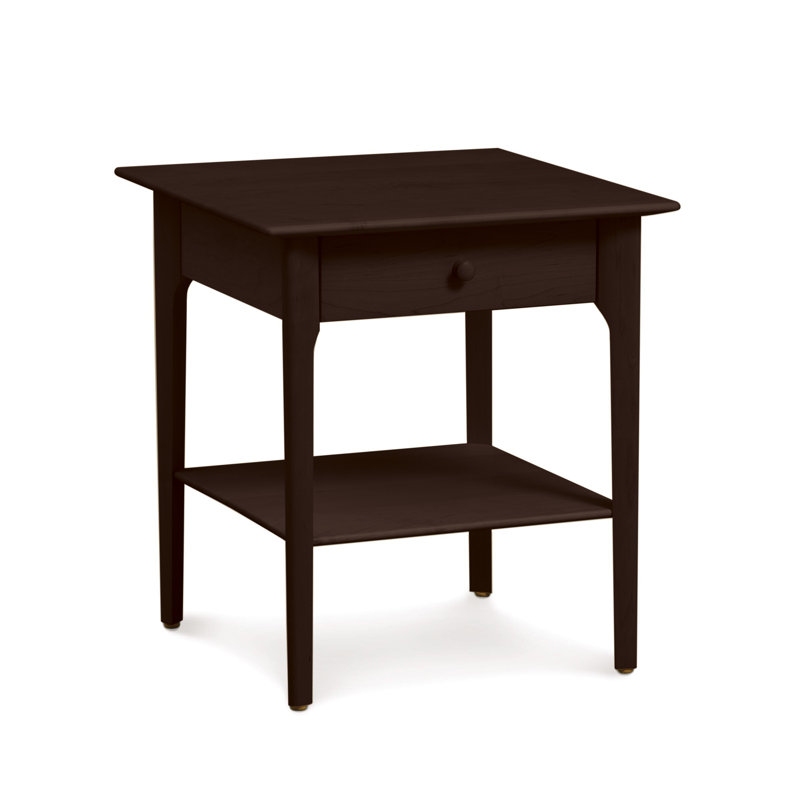 Sarah 22'' W Solid Wood Nightstand, 24", Natural Cherry