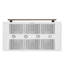 Hotte murale blanche Forno Aria de 48 pouces avec moteur 1200 CFM, ventilateur à 4 vitesses, filtre à charbon-114400309
