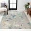 Tapis bleu / gris Lasley-1165405422
