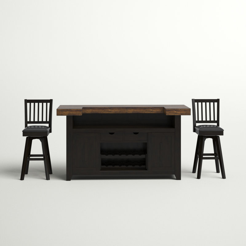 Athey 78'' Bar Set, Bar Stool (30” Seat Height)