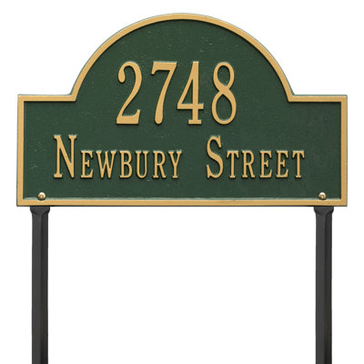 2-Line Lawn Address Sign
