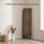 Paravent 67 po, écran d'intimité réglable à 360 ° 4/6 avec cadre en bois massif 67 po, cloison décorative entièrement assemblée pour le bureau de la chambre à coucher-486821781-486821783