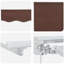 VidaXL Polyester Cover Retractable Patio Awning-126173628-126173636