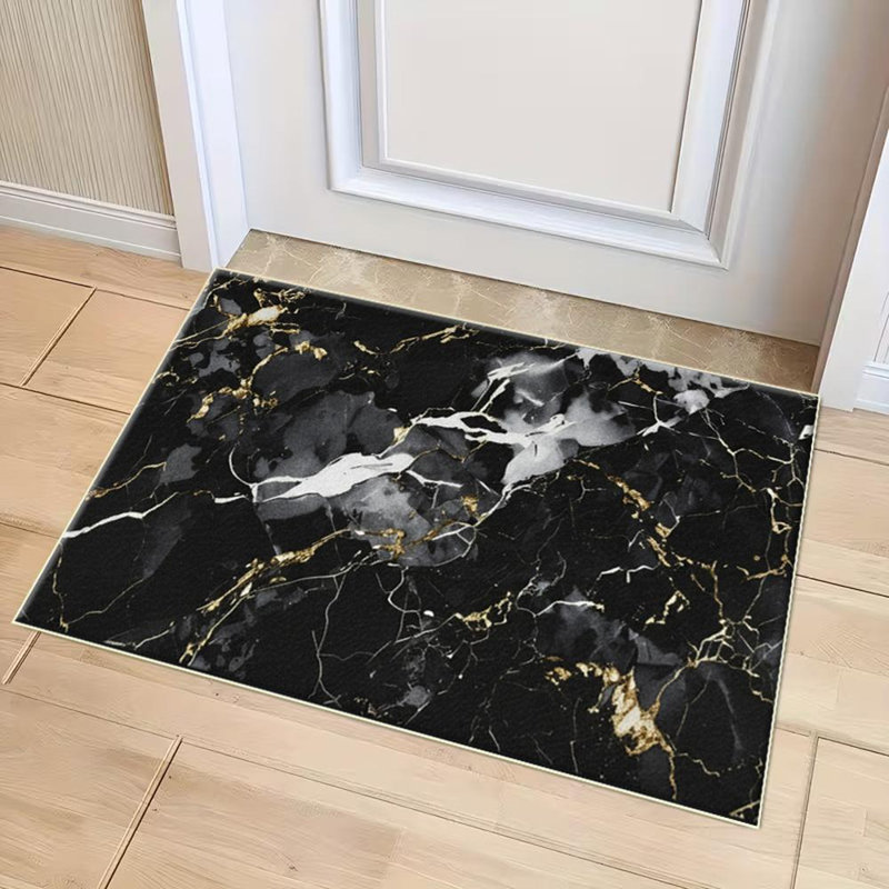 Marble Pattern Area Rug, Soft And Lightweight, Suitable For All Seasons, Easy To Maintain And Easy To Clean, Machine Washable Carpet Floor Mat, Suitable For Living Room, Bedroom, Hallway, Balcony, Patio, Room Decor, Home Decor, Outdoor Decor