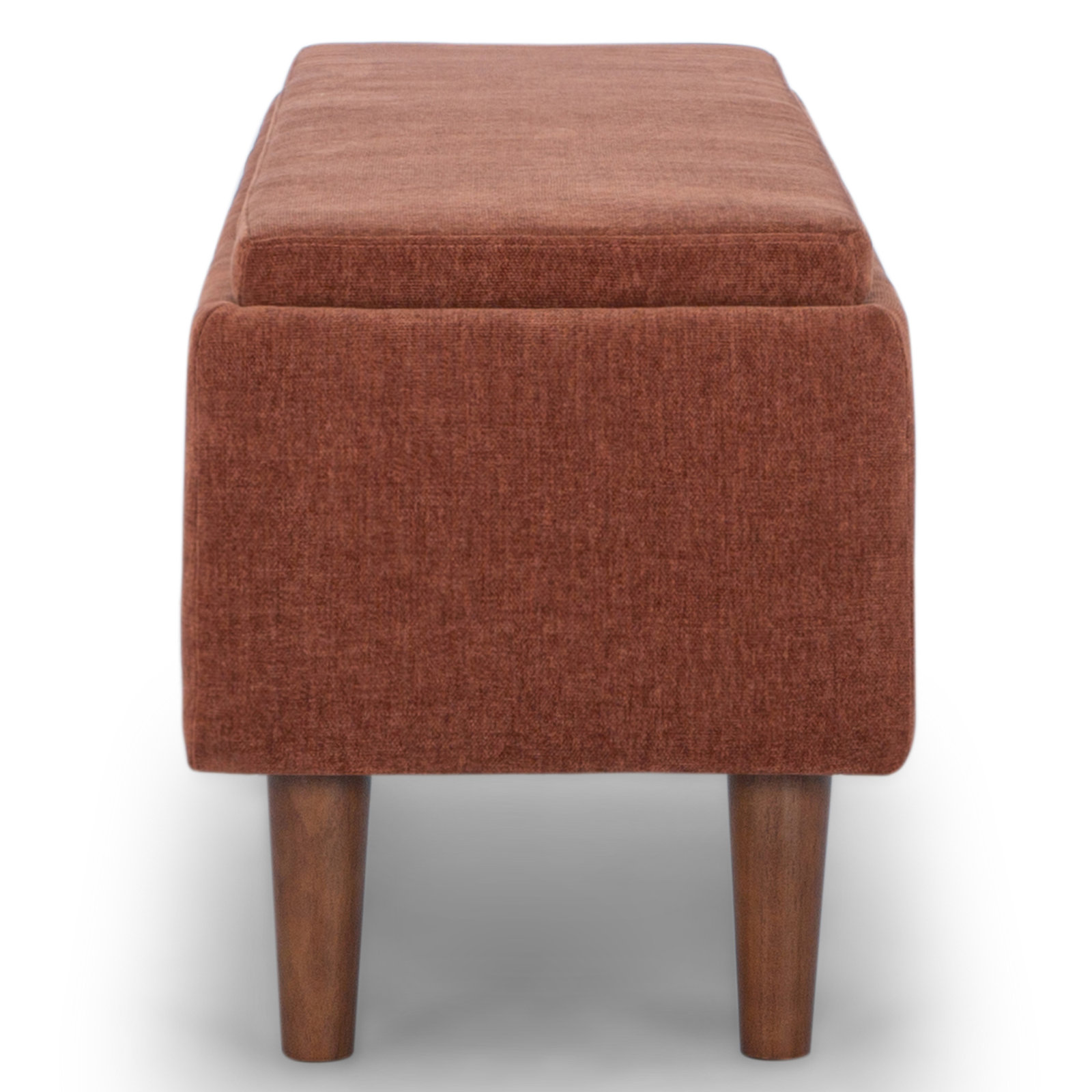 Rama Storage Bench, Honeycomb Caramel Chenille