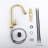 Single Handle Stainless Steel Kitchen Sink Faucet With Pull Down Sprayer