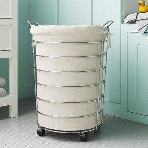 Wayfair Basics® Rolling Laundry Hamper