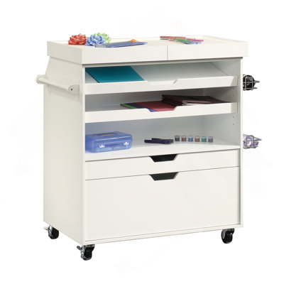 Armoire de rangement avec tiroirs de rangement et deux tablettes réglables