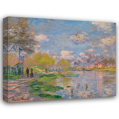 «Vault W», œuvre d'art sur toile tendue par Monet, Claude, printemps 1875
